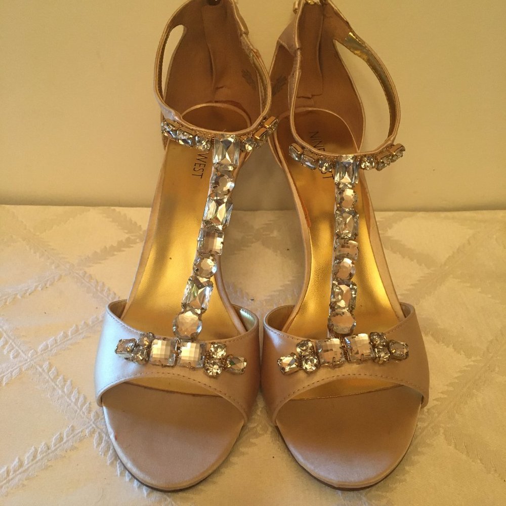 Nine West Embellished Heels 9.5